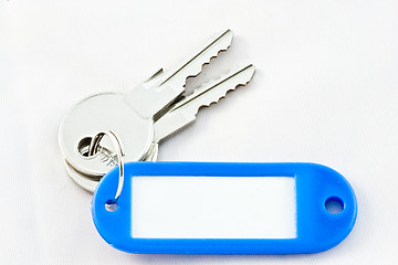 Image showing Blank tag and keys