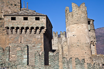 Image showing Fénis castle