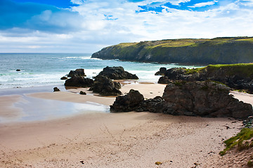 Image showing Durness Beach - Scotland