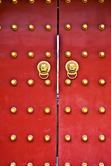 Image showing Red door