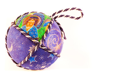 Image showing Handmade Christmas balls