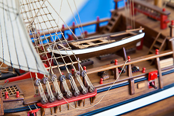 Image showing Galleon model detail