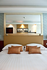 Image showing Hotel bed