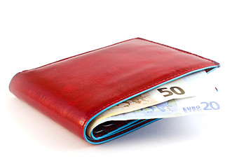 Image showing Red wallet