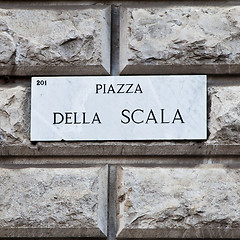 Image showing Piazza della Scala