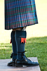 Image showing Scottish kilts