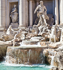 Image showing Fontana di Trevi - Rome, italy