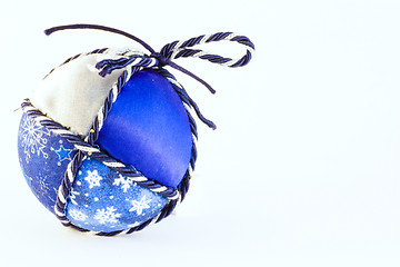 Image showing Handmade Christmas balls