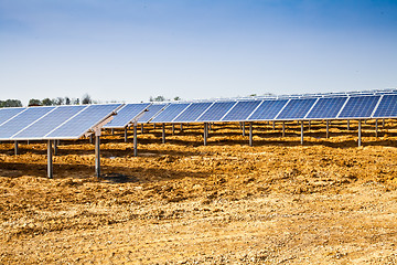 Image showing Solar panel plant