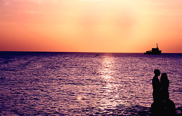 Image showing Romantic Sunset