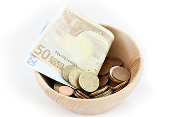 Image showing A cup of savings