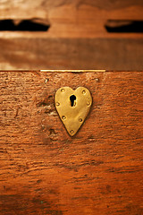 Image showing Heart lock