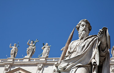 Image showing Vatican Statues