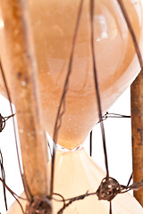 Image showing Antique hourglass: detail