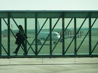 Image showing Passanger boarding
