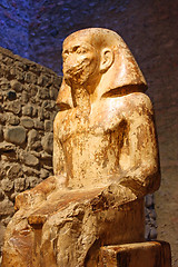 Image showing Egyptian statue - close