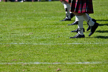 Image showing Scottish kilts