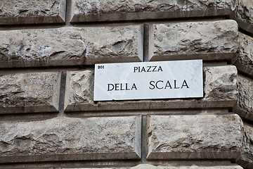 Image showing Piazza della Scala