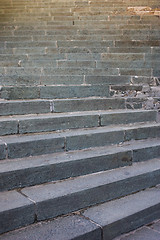 Image showing Old steps