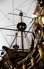 Image showing Detail of Neptune Galleon