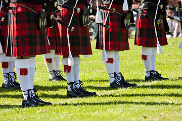 Image showing Scottish kilts