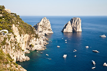 Image showing Faraglioni di Capri