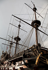 Image showing Detail of Neptune Galleon