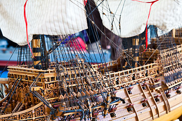 Image showing Galleon model detail