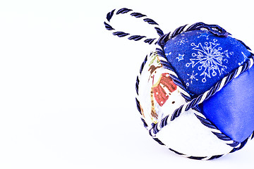 Image showing Handmade Christmas balls