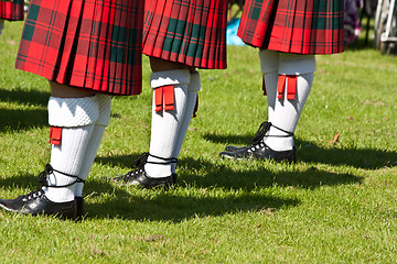 Image showing Scottish kilts