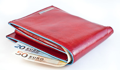 Image showing Red wallet