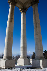 Image showing Basilica Superga - Three columns