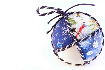 Image showing Handmade Christmas balls