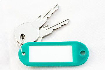 Image showing Blank tag and keys