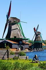 Image showing Mills in Holland