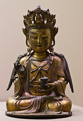 Image showing Buddha seated