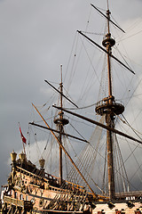 Image showing Detail of Neptune Galleon