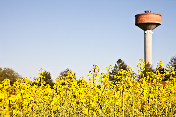 Image showing Country and water tower