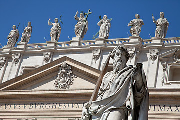 Image showing Vatican Statues