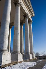 Image showing Basilica Superga - Lateral columns