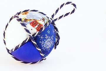 Image showing Handmade Christmas balls