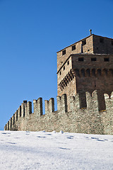 Image showing Fénis castle