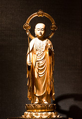 Image showing Monk statue