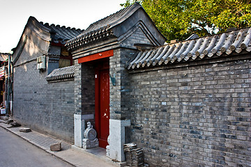 Image showing Hutong area in Beijing
