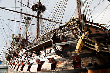 Image showing Detail of Neptune Galleon