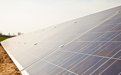 Image showing Solar panel plant