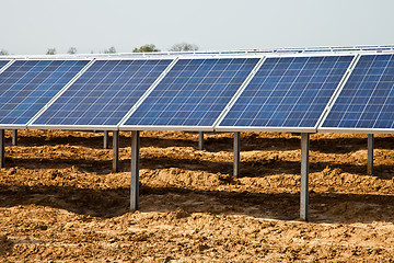 Image showing Solar panel plant