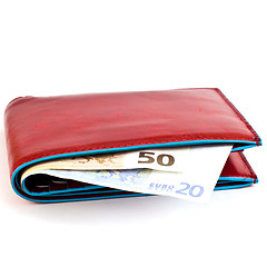 Image showing Red wallet