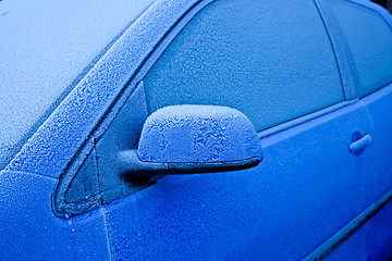 Image showing Ice on blue