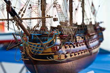 Image showing Galleon model detail